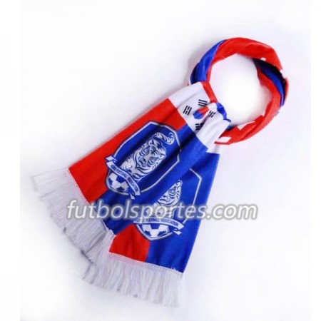 Corea del Sur Mundial 2018 Bufanda Azul Blanco